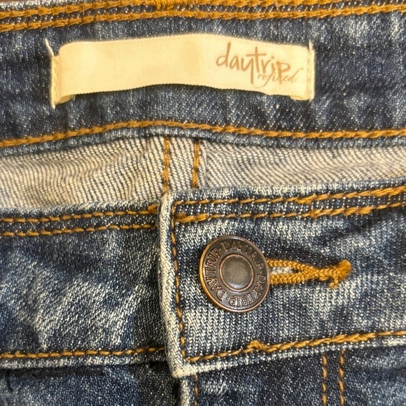 DayTrip 24 (0) Slouchy Lynx Ankle Straight Women’s Jeans Distressed Stretch - Picture 7 of 12